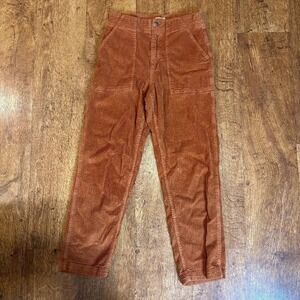 Pact orange brown corduroy pants